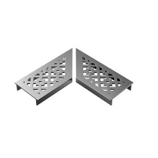 Ultra Drain Silverline Disegno Rooster L-hoek