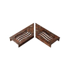 Ultra Drain Cortenline Wave Rooster L-hoek