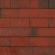 Betonklinker rood genuanceerd met deklaag 21x10,5x8cm