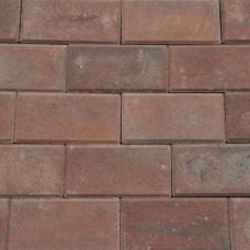 Betonklinker rood zwart met deklaag 21x10,5x6cm Betonklinker rood zwart met deklaag 21x10,5x6cm