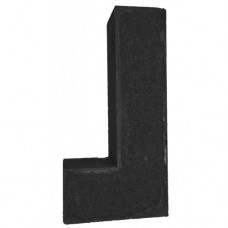 Linia palissade hoek strak nero excellence 12x24x60cm Linia palissade hoek strak nero excellence 12x24x60cm