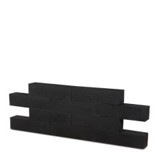 Linia palissade strak nero excellence 12x12x60cm