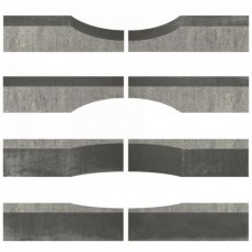 Linia excellence wave grijs zwart 15x15x60cm Linia excellence wave grijs zwart 15x15x60cm
