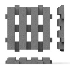 Wecko tegel 100x100x12cm antraciet