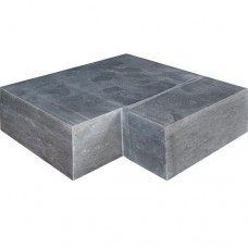 Asian bluestone traptrede hoek verzoet 50/50x35x15cm Asian bluestone traptrede hoek verzoet 50/50x35x15cm