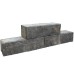 Basalt rion antraciet muursteen 50x12x12cm