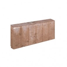 Blokjes palissadeband vierkant bruin 8x25x50cm Blokjes palissadeband vierkant bruin 8x25x50cm
