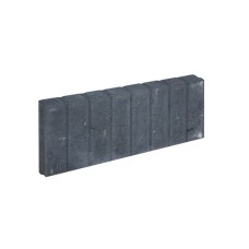 Mini blokjes palissadeband vierkant zwart 6x20x50cm