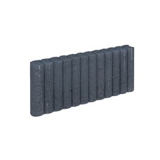 Mini rondo palissadeband zwart 6x25x50cm