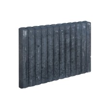 Mini rondo palissadeband zwart 6x40x50cm