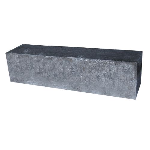 Supplement Bedreven Revolutionair Palissade Block grijs zwart 60x15x15cm - Onlinetuinwarenhuis.nl