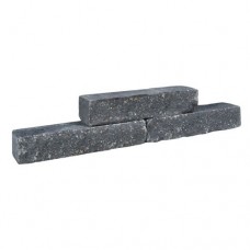 Tumbled Crackwall zwart 40x10x8cm