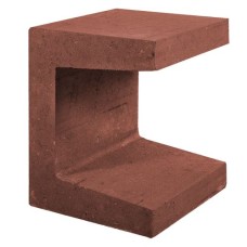 U-element corten bruin 40x40x50cm Gardenlux