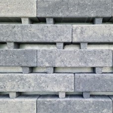 Waterpasserende longstone waterwijs grijs zwart 31,5x10,5x7cm