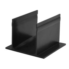 Dural U-drain afvoergoot WaterWijs 10x6,5cm XC koppelstuk