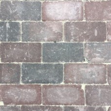 Antieke trommel betonstraatsteen 21x10,5x6cm groninger bruin gebakken Antieke trommel betonstraatsteen 21x10,5x6cm groninger bruin gebakken