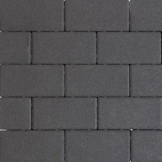 Design brick black 21x10,5x8cm