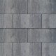 H2O glad square nero grey 80x40x5cm