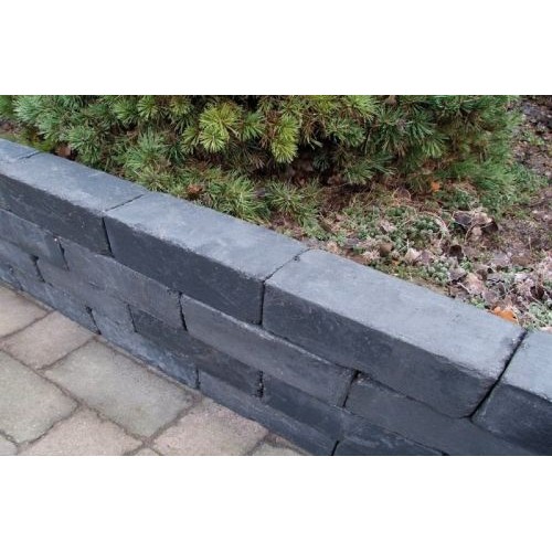 garage Uitpakken censuur Linea palissade getrommeld antraciet 15x15x60cm - Onlinetuinwarenhuis.nl