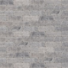 Dikformaat getrommeld 21x7x8 cm Antica grijs zwart