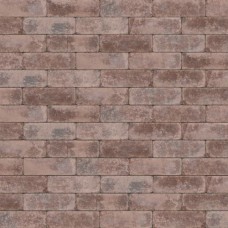 Dikformaat getrommeld 21x7x8 cm Antica rood bruin